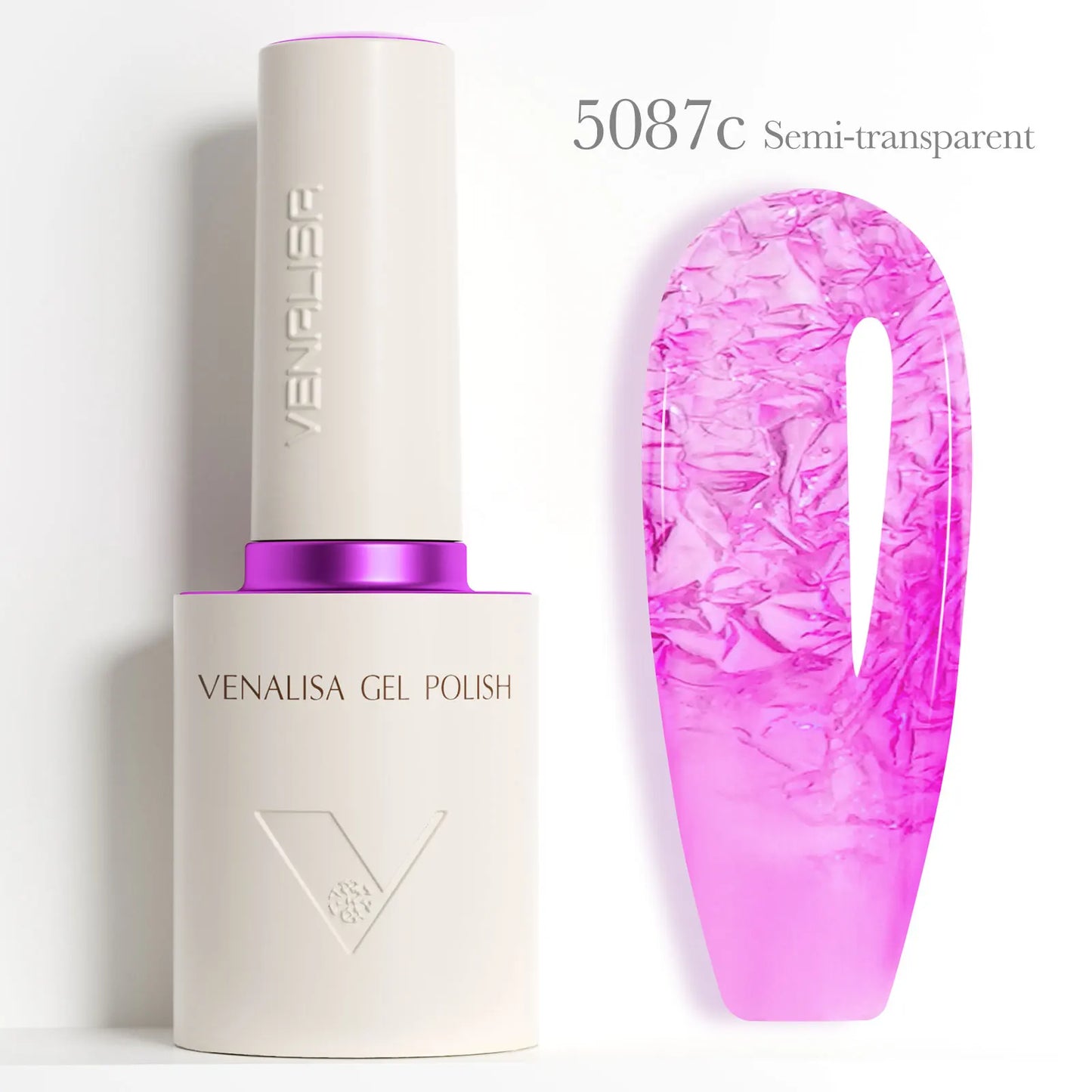 Venalisa V6 Nail Gel Polish - HEMA Free TPO Free 10ml Ultra Red Cat Eye Diamond Top