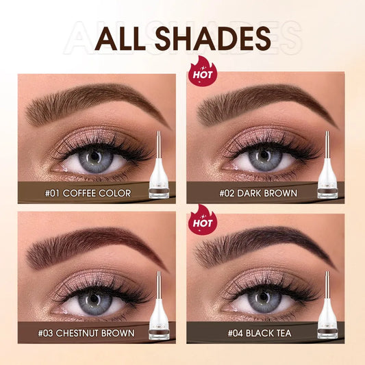 Wholesale O.TWO.O Eyebrow Pomade - Brow Mascara Natural Waterproof Long Lasting with Brush