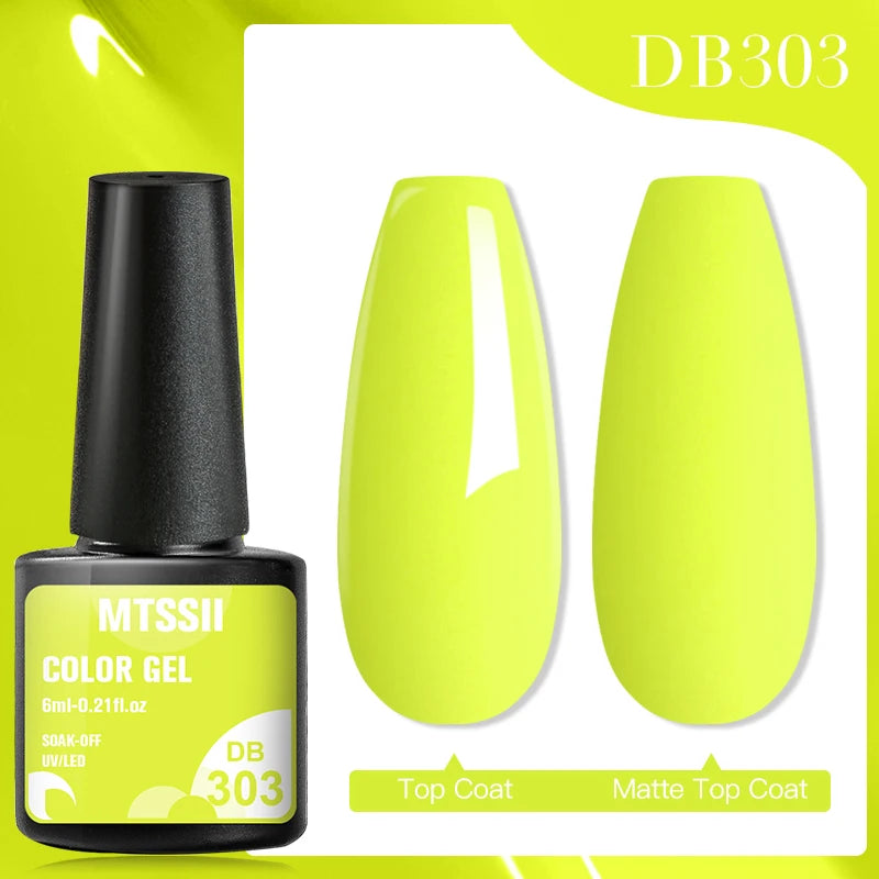 Mtssii Dried Flower Gel Nail Polish - Natural Flower Fairy Series 5ml Semi Permanent