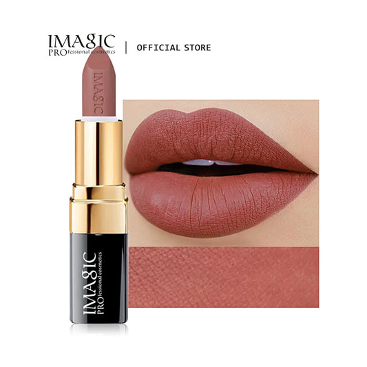IMAGIC 12 Color Lipstick Set - Matte Waterproof Velvet Pigment Nude Rouge