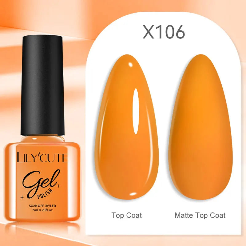 LILYCUTE 7ML Thermal Gel Nail Polish - Ultra-Thin Temperature Color Changing UV Gel