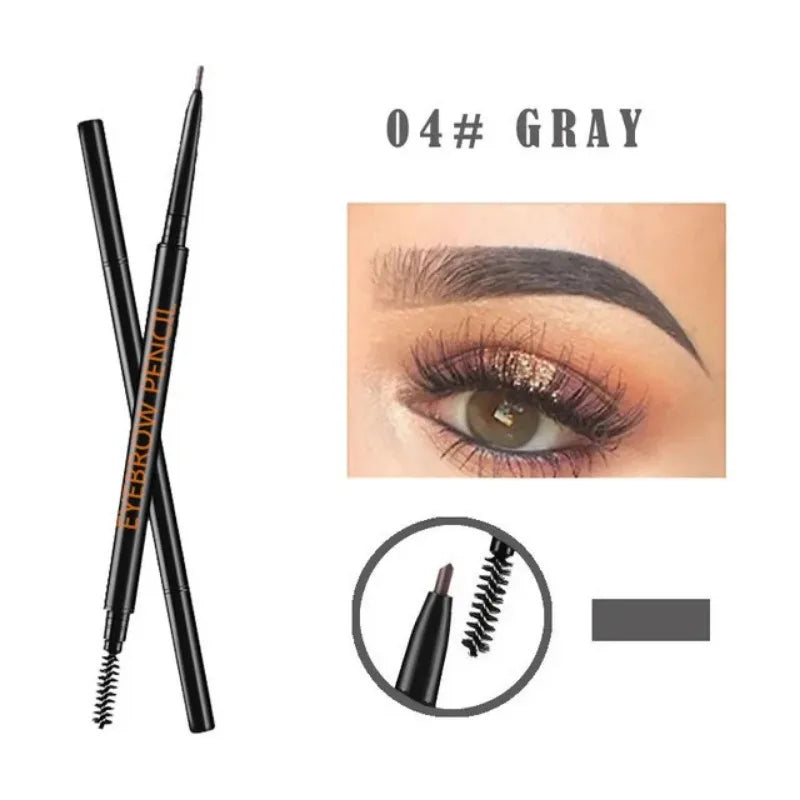 1.5mm Fine Eyebrow Pencil - Double Head Automatic Rotation Waterproof Makeup Pen