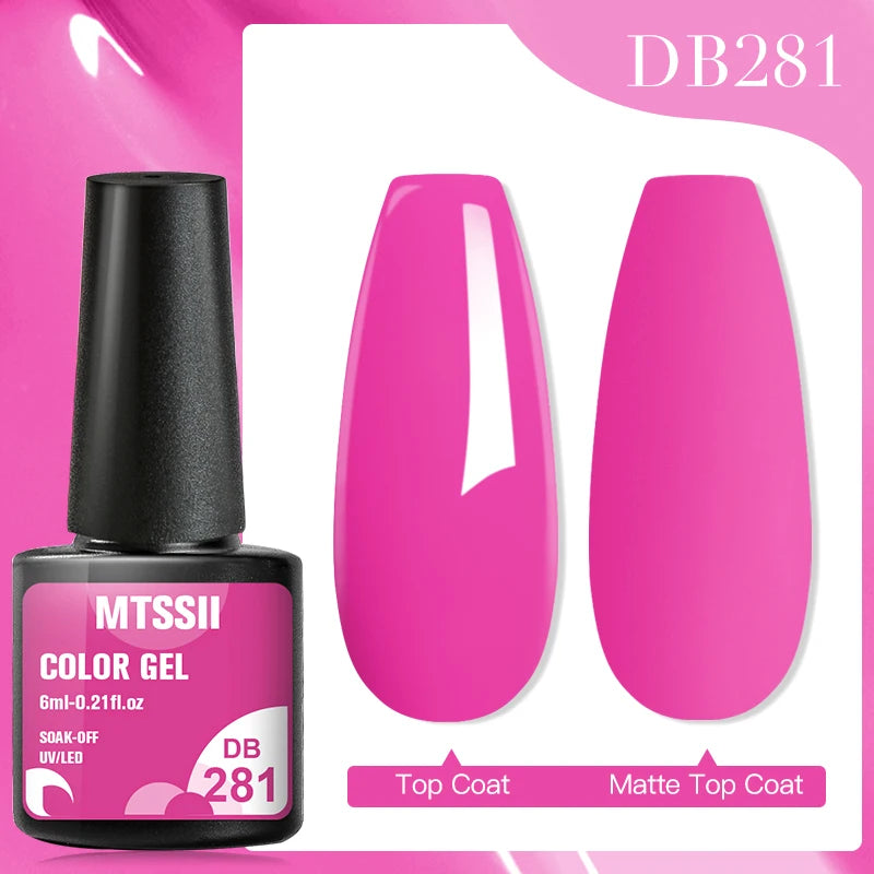 Mtssii Dried Flower Gel Nail Polish - Natural Flower Fairy Series 5ml Semi Permanent