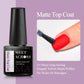 MEET ACROSS 7ml Wine Red Gel Nail Polish - Long-Lasting French Style Gel Varnish