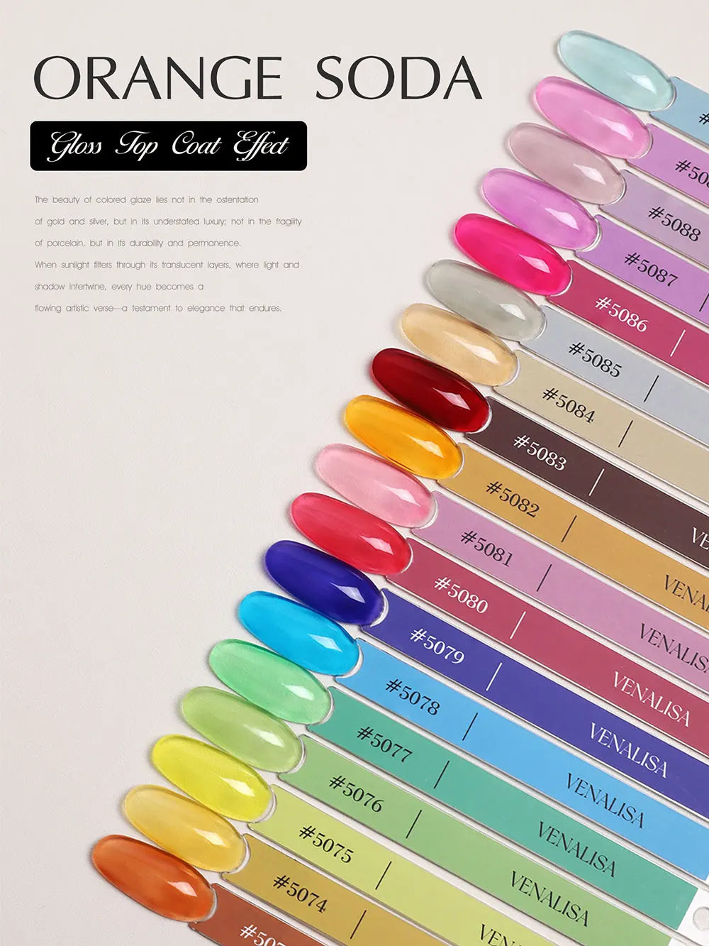 Venalisa V6 Nail Gel Polish - HEMA Free TPO Free 10ml Ultra Red Cat Eye Diamond Top