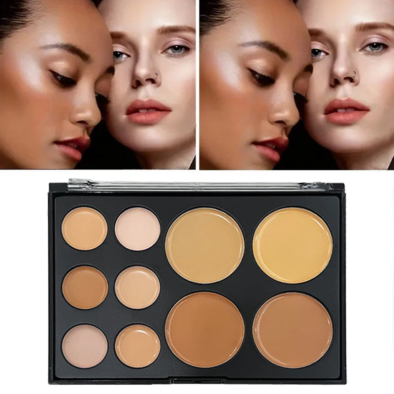 10 Colors Concealer Palette - Eye Repairing Base Matte Dark Circles Tattoo Contour