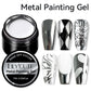 LILYCUTE 5ML Metallic Painting Liner Gel - Super Bright Gold Silver Mirror Drawing Gel