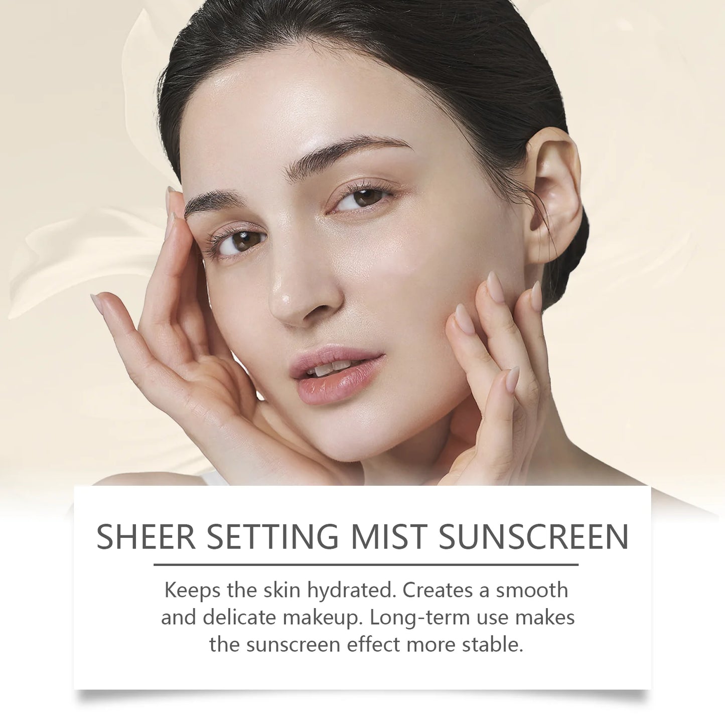 SPF 50 Plus Makeup Setting Spray - Oil Control Waterproof Sun Protection Face Mist