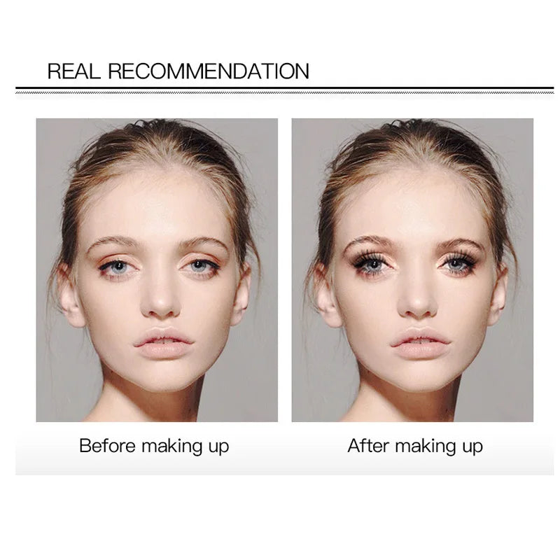 Black Curled Lashes Mascara - Lengthens Eyelashes Extra Volume Long Lasting Waterproof