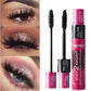 Black Curled Lashes Mascara - Lengthens Eyelashes Extra Volume Long Lasting Waterproof