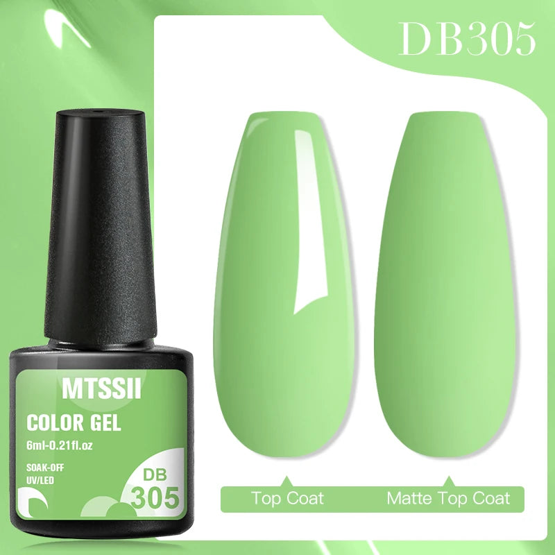 Mtssii Dried Flower Gel Nail Polish - Natural Flower Fairy Series 5ml Semi Permanent