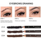 6 or 12 Piece Eye Brow Pencil Set - Waterproof Professional Natural Black Brown