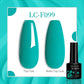 LILYCUTE 7ML Jelly Amber Gel Nail Polish - Semi Permanent UV Gel with Leopard Pattern Effect
