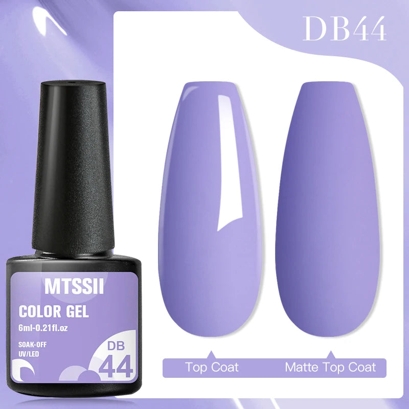 Mtssii Dried Flower Gel Nail Polish - Natural Flower Fairy Series 5ml Semi Permanent