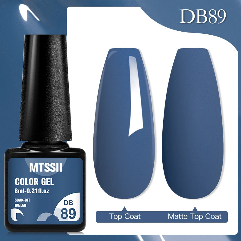 Mtssii Dried Flower Gel Nail Polish - Natural Flower Fairy Series 5ml Semi Permanent