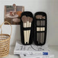 Waterproof Black Makeup Brush Case - Double Zipper Travel Holder