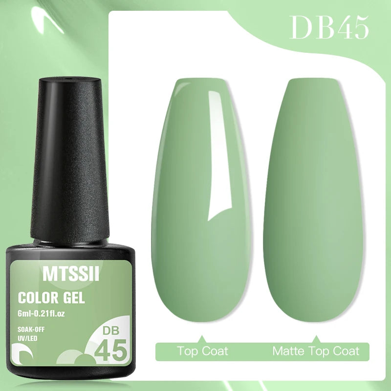 Mtssii Dried Flower Gel Nail Polish - Natural Flower Fairy Series 5ml Semi Permanent