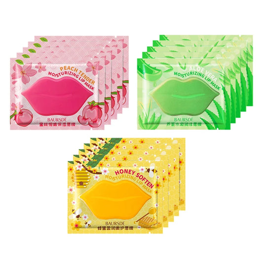 Collagen Lip Mask - Moisturizing & Anti-Wrinkle Treatment (5/10 Pack)