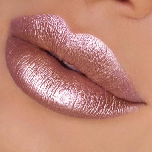 Metallic Lipstick - Long-Lasting Glitter Lip Glaze Waterproof Moisturizing Shimmer