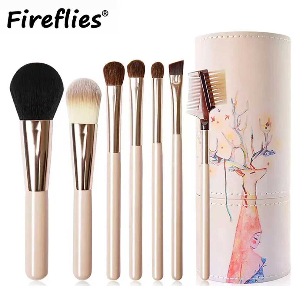 Soft Fluffy Makeup Brushes Set - Eye Shadow Foundation Powder Blush Blending Tool