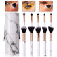 Marble Set Makeup Brush - 11 Piece Soft Hair Blush Eyeshadow Concealer Brush Set