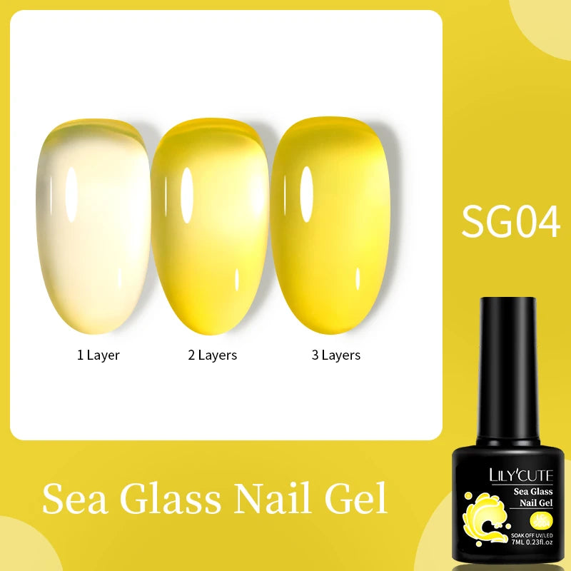 LILYCUTE 7ml 9D Cat Magnetic Gel Nail Polish - Iridescent Semi Permanent UV LED Gel Varnish