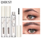 QIBEST Eyebrow Gel Transparent Brows Wax - Waterproof Long-Lasting with 3D Brush