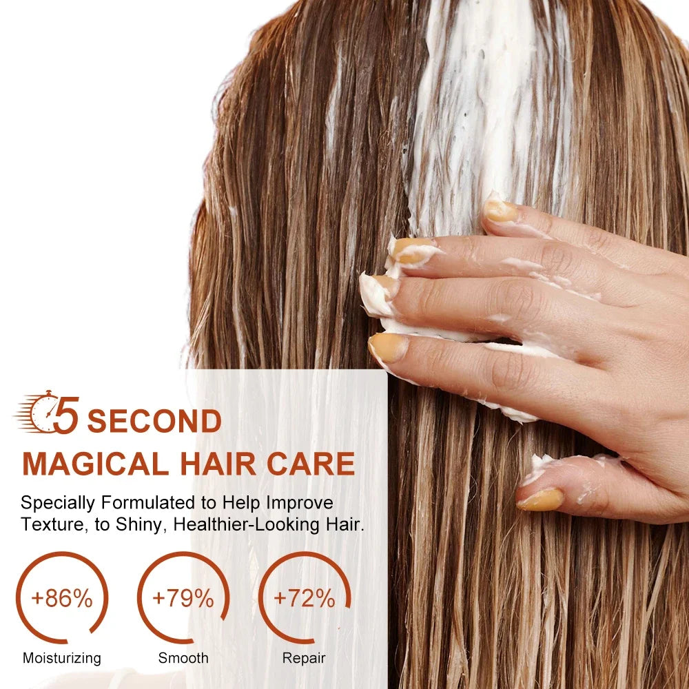 PURC 5-Second Magical Hair Mask - Keratin Treatment for Damaged Hair (60ml/120ml)