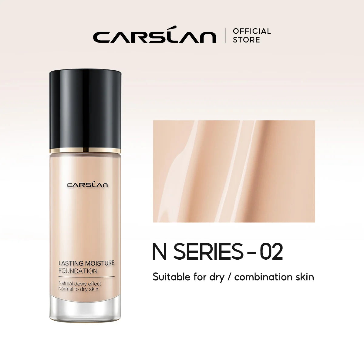 CARSLAN Long-Lasting Moisture Matte Liquid Foundation - Full Coverage Concealer