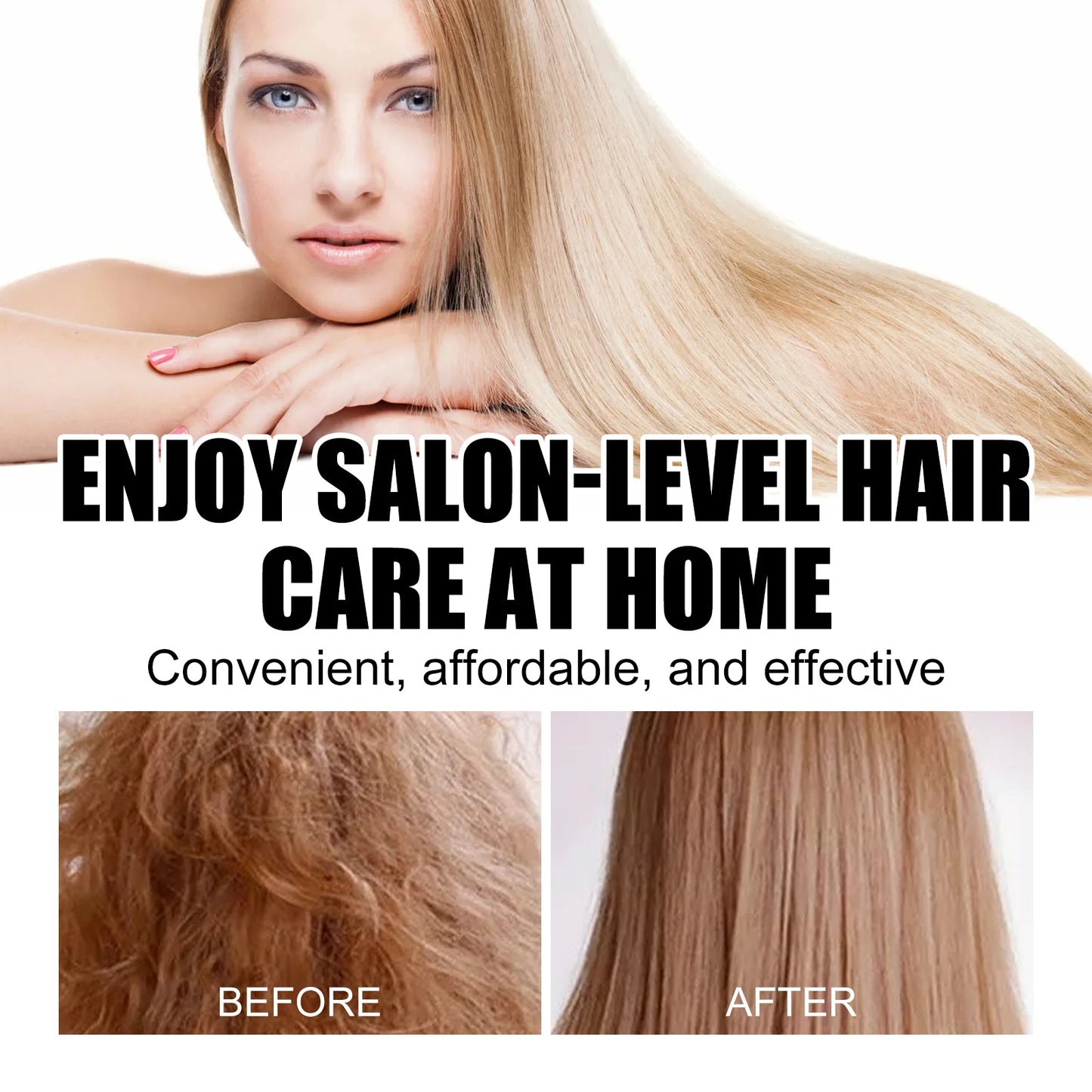 Keratin Hair Mask - 8 Second Repair Treatment for Frizzy & Damaged Hair