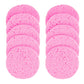 Natural Wood Pulp Makeup Remover Sponge - 5 or 10 Piece Round Facial Cleansing Puff Set