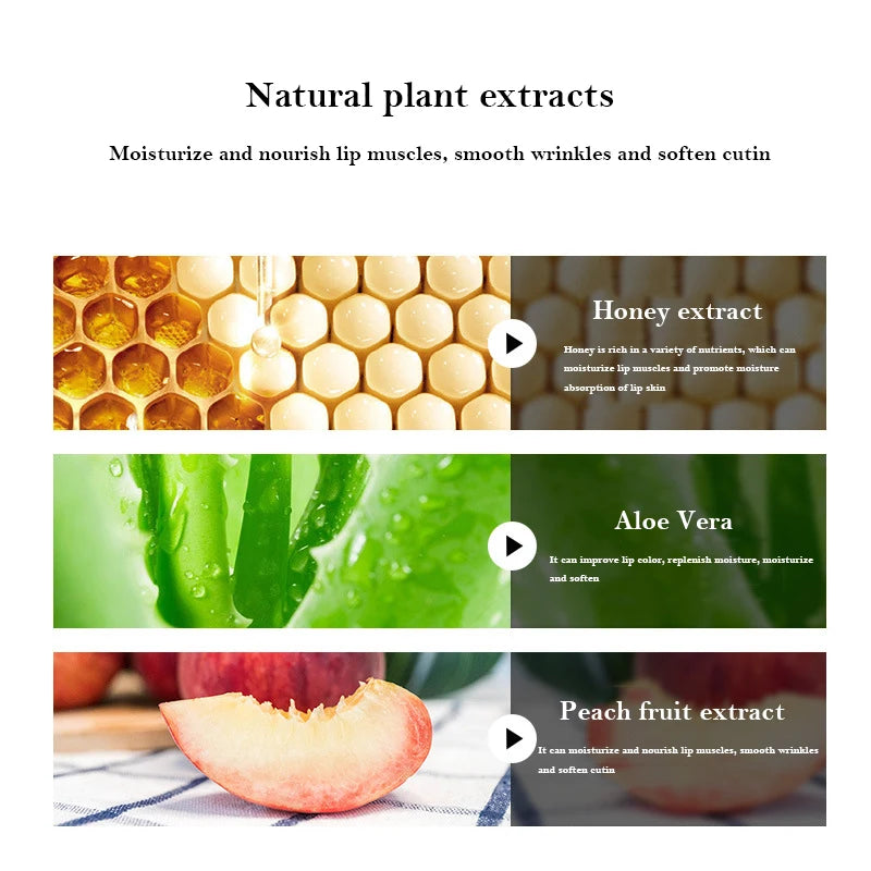 Collagen Lip Mask - Moisturizing & Anti-Wrinkle Treatment (5/10 Pack)