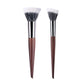 Professional Makeup Brushes - Natural Wood Goat Hair Powder Contour Stippling Blush Brush