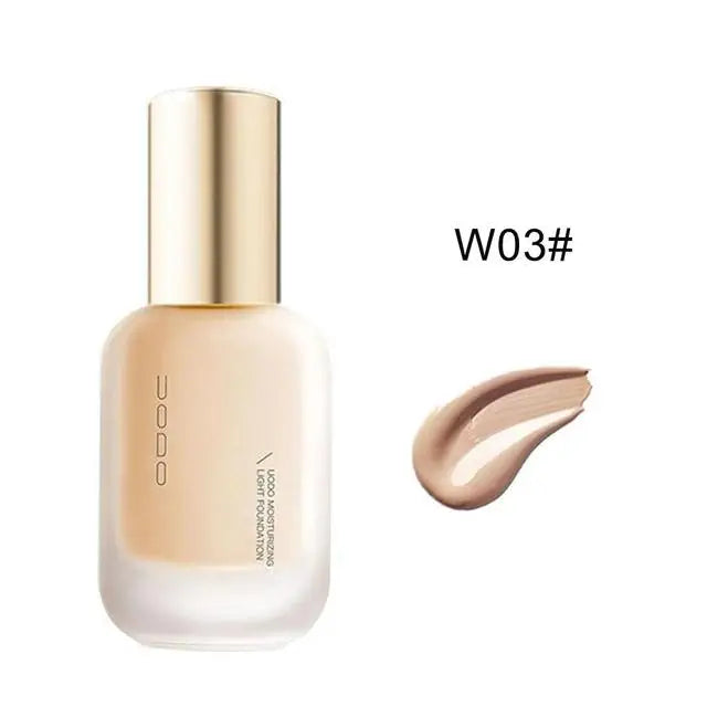 UODO Liquid Foundation Concealer - 30ml Long-Lasting BB Cream Waterproof Pore-Minimizing