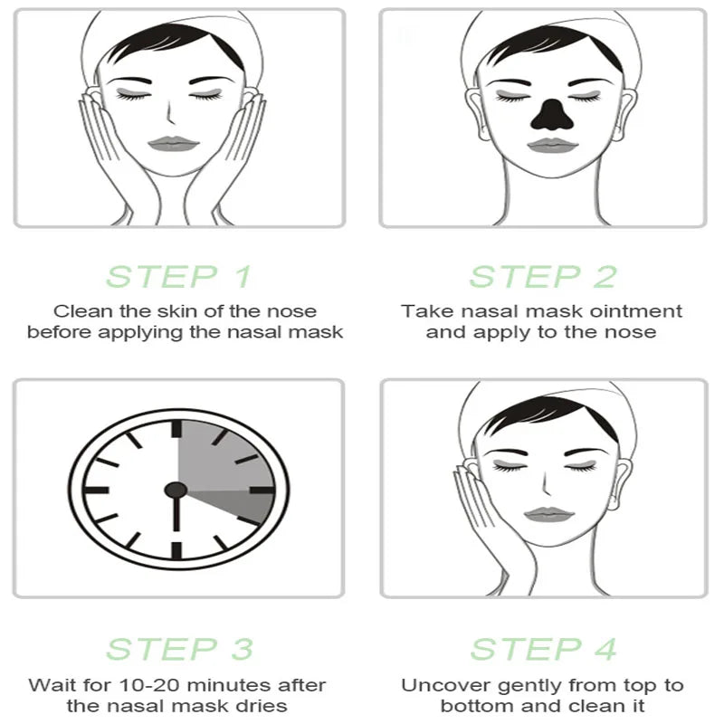 Bamboo Charcoal Blackhead Remover Mask - Pore Minimizing Peel-Off Treatment