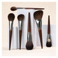 Natural Goat Hair Makeup Brush Set - 14 Piece Professional Collection with Case