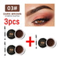 Matte Brown Black Wild Eyebrow Cream - 3D Natural Tint Gel Wax Waterproof Lasting