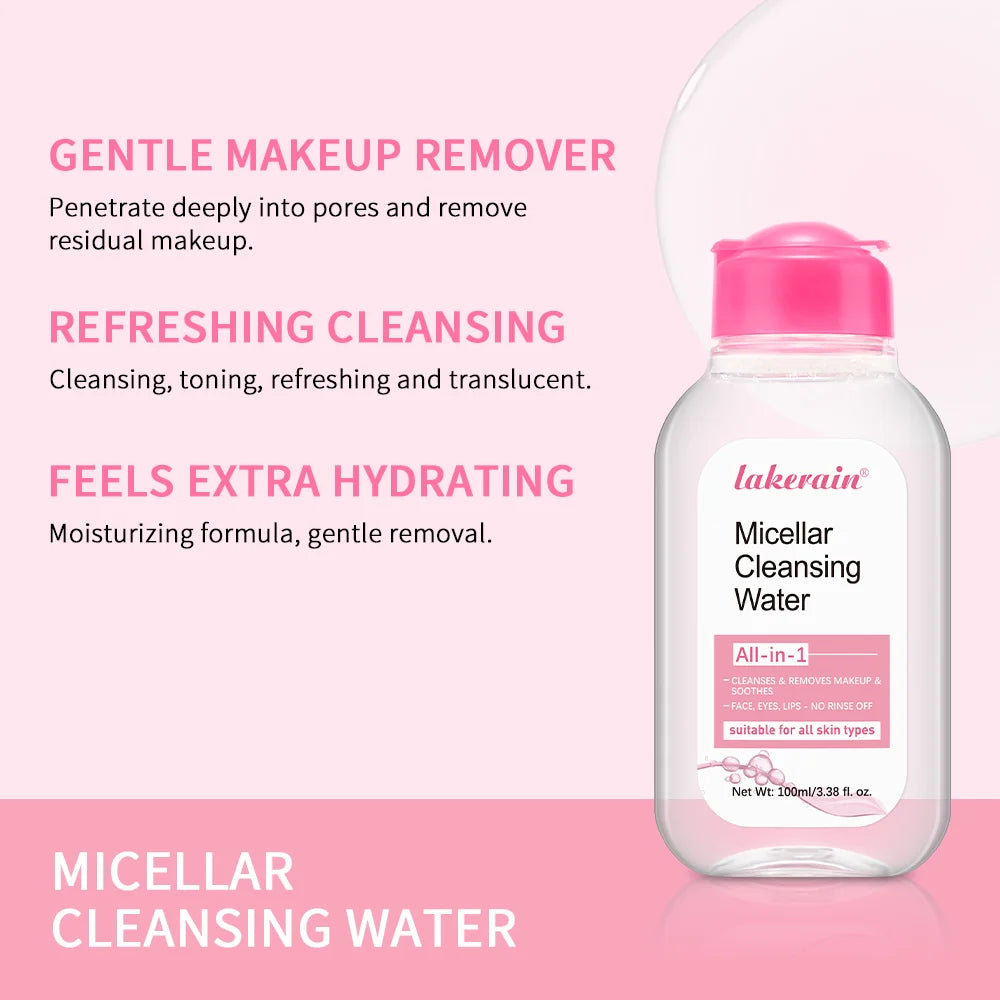 100ml Garnier Micellar Water - Hydrating Facial Cleanser and Deep Makeup Remover