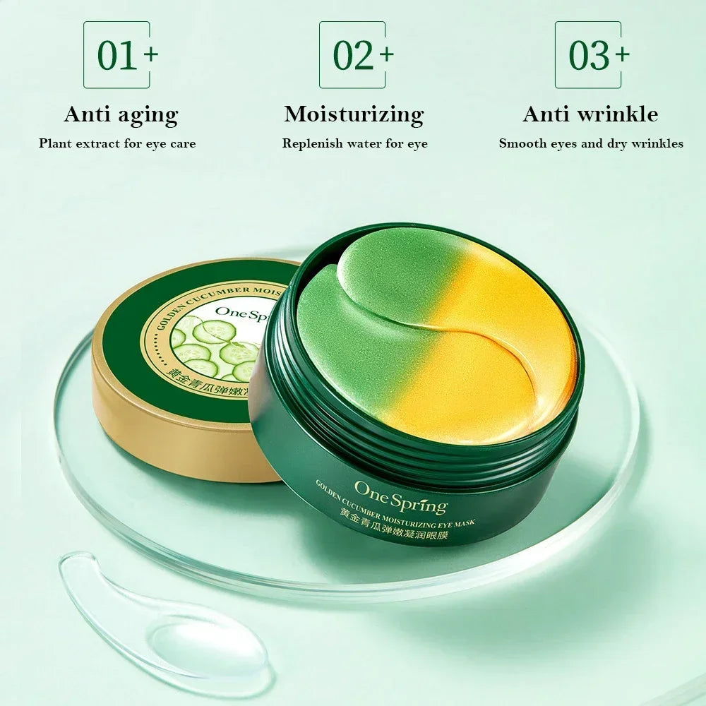 Collagen Eye Mask 60pcs - Moisturizing Hydrating Firming Anti Dark Circles Eye Patches