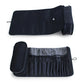 Waterproof Makeup Brush Rolling Bag - Foldable Travel Organizer for Cosmetic Tools
