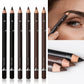 6 or 12 Piece Eye Brow Pencil Set - Waterproof Professional Natural Black Brown