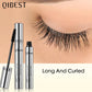 QIBEST Waterproof Mascara Black - 4D Eyelash Curling Thick Silk Fiber Volume