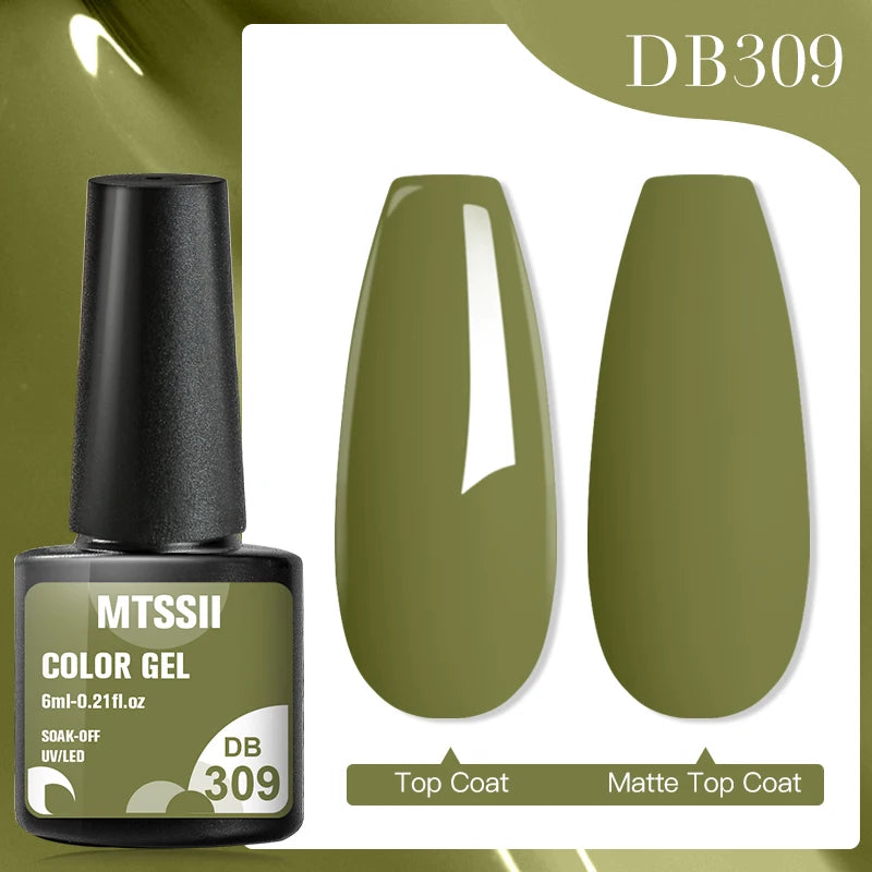 Mtssii Dried Flower Gel Nail Polish - Natural Flower Fairy Series 5ml Semi Permanent