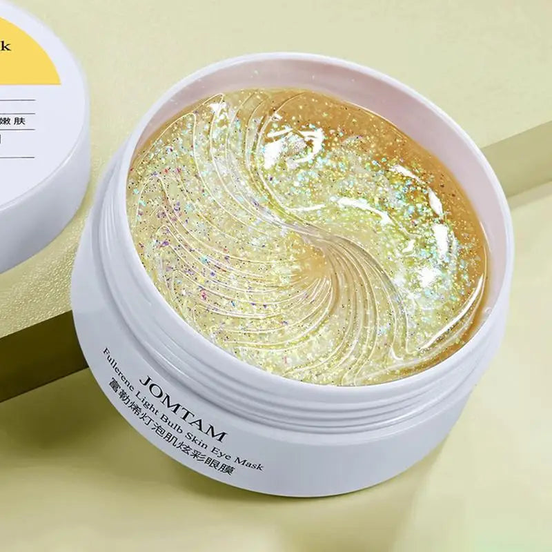 60pcs Crystal Collagen Eye Mask - Anti Dark Circle and Eye Bags Removal Hydrating Patches