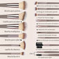 Professional 3 to 20 Piece Makeup Brushes Set - Soft Fluffy Foundation Eyeshadow Concealer Blending Set