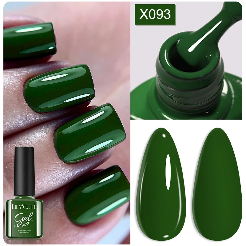 LILYCUTE 7ML Thermal Gel Nail Polish - Ultra-Thin Temperature Color Changing UV Gel