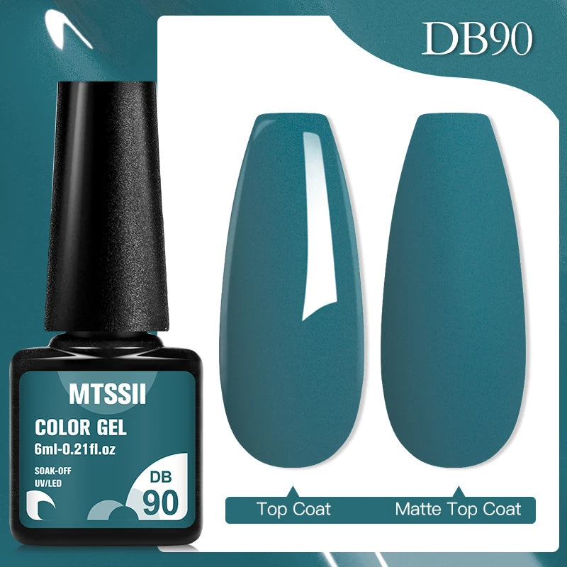Mtssii Dried Flower Gel Nail Polish - Natural Flower Fairy Series 5ml Semi Permanent