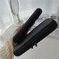 Waterproof Black Makeup Brush Case - Double Zipper Travel Holder