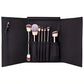 HOURGLASS Vegan Brush Travel Set - 7 Piece Eye and Face Brush Set with Bag