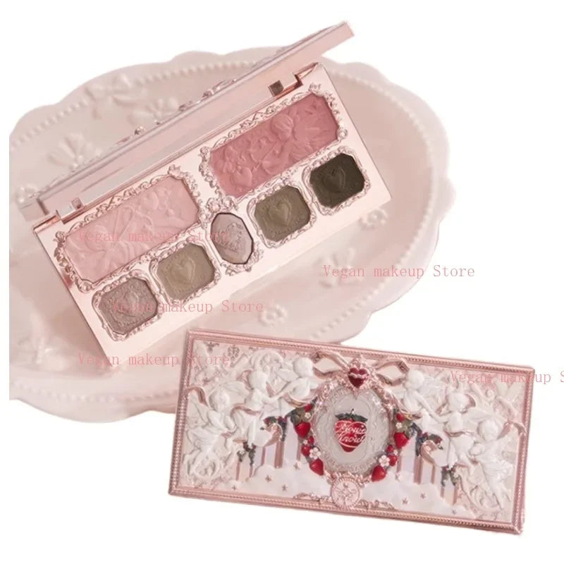 Flowerknows Strawberry Cupid Facial Complexion Palette